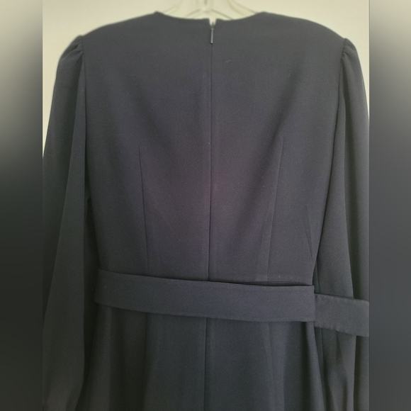 Ted Baker London Silia Kirstenbosch Embroidered Dress Blue Belt Long Sleeve XS - Picture 12 of 16